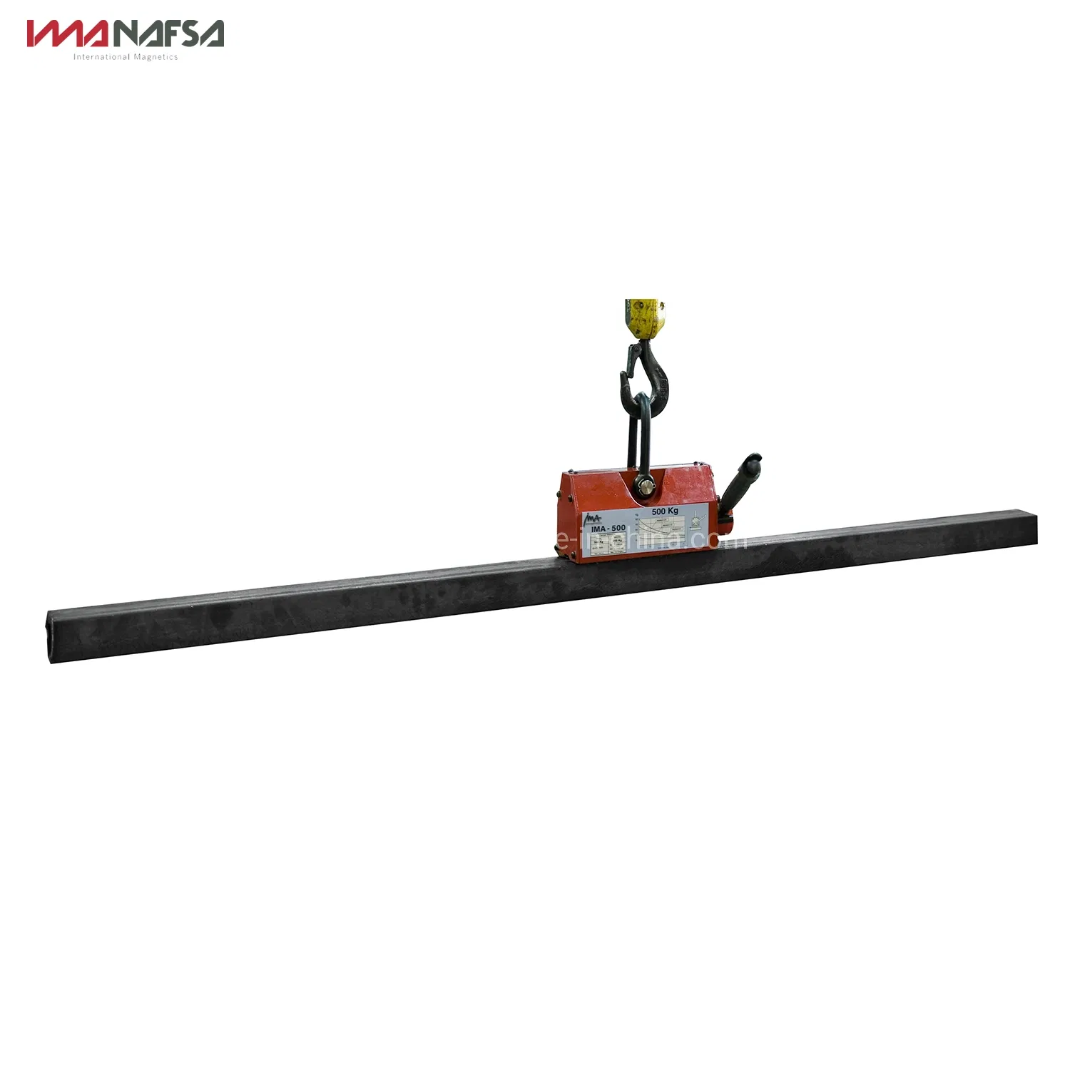 Sucatas de aço impressas em vermelho personalizadas de fábrica Levantador magnético permanente manual de neodímio