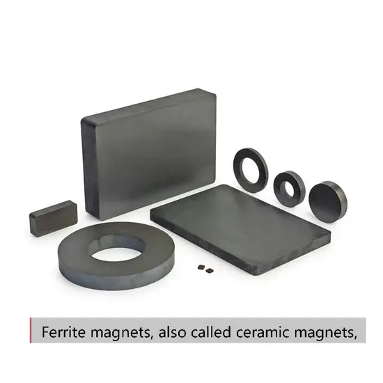 Ímã de ferrite de motor de cerâmica dura